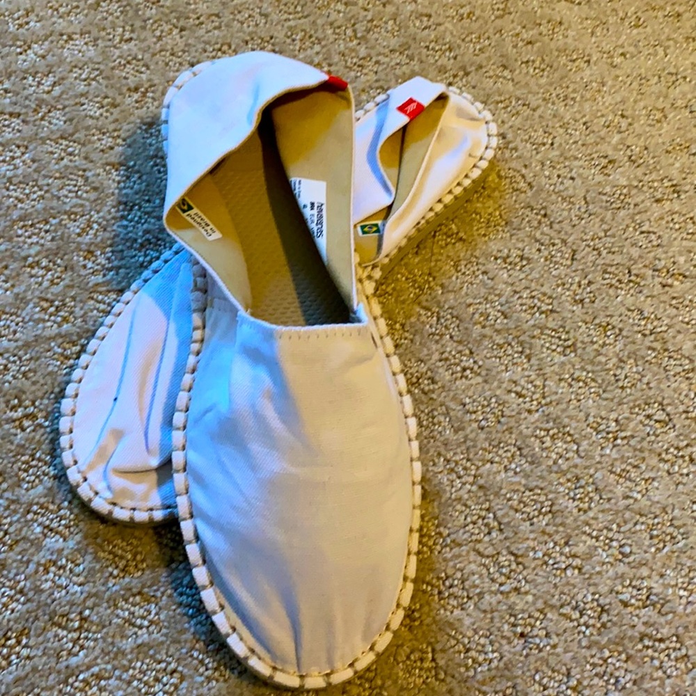 White havaiana espadrilles